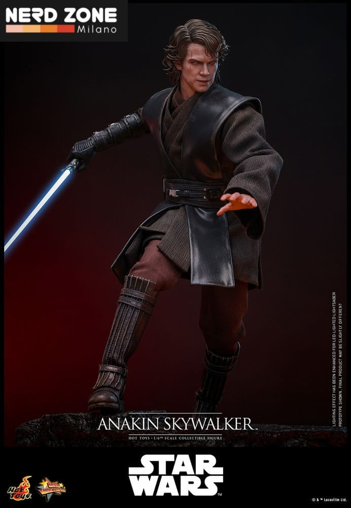HOT TOYS - Star Wars: Episode III - Revenge of the Sith Movie Masterpiece Action Figure 1/6 Anakin Skywalker 31 cm MMS839
