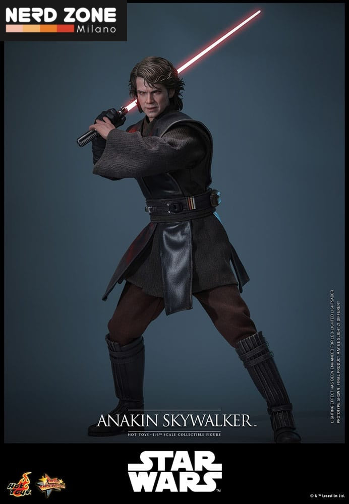 HOT TOYS - Star Wars: Episode III - Revenge of the Sith Movie Masterpiece Action Figure 1/6 Anakin Skywalker 31 cm MMS839