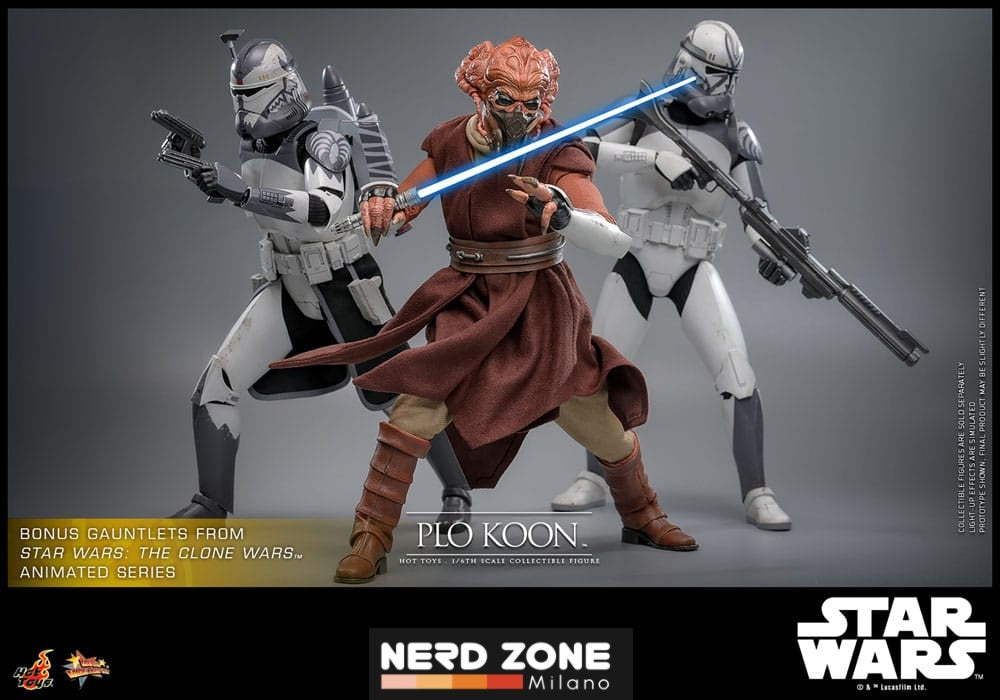 HOT TOYS - Star Wars Movie Masterpiece Action Figure 1/6 Plo Koon 31 cm