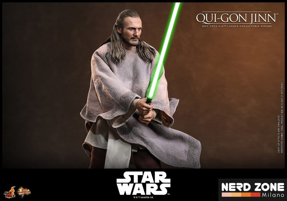 PRE ORDINE - HOT TOYS - Star Wars Movie Masterpiece Action Figure 1/6 Qui-Gon Jinn (Collector Edition) 32 cm