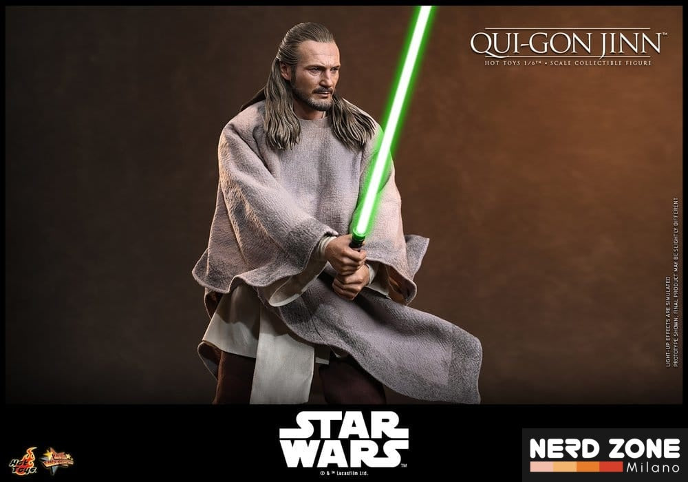 PRE ORDINE - HOT TOYS - Star Wars Movie Masterpiece Action Figure 1/6 Qui-Gon Jinn (Collector Edition) 32 cm