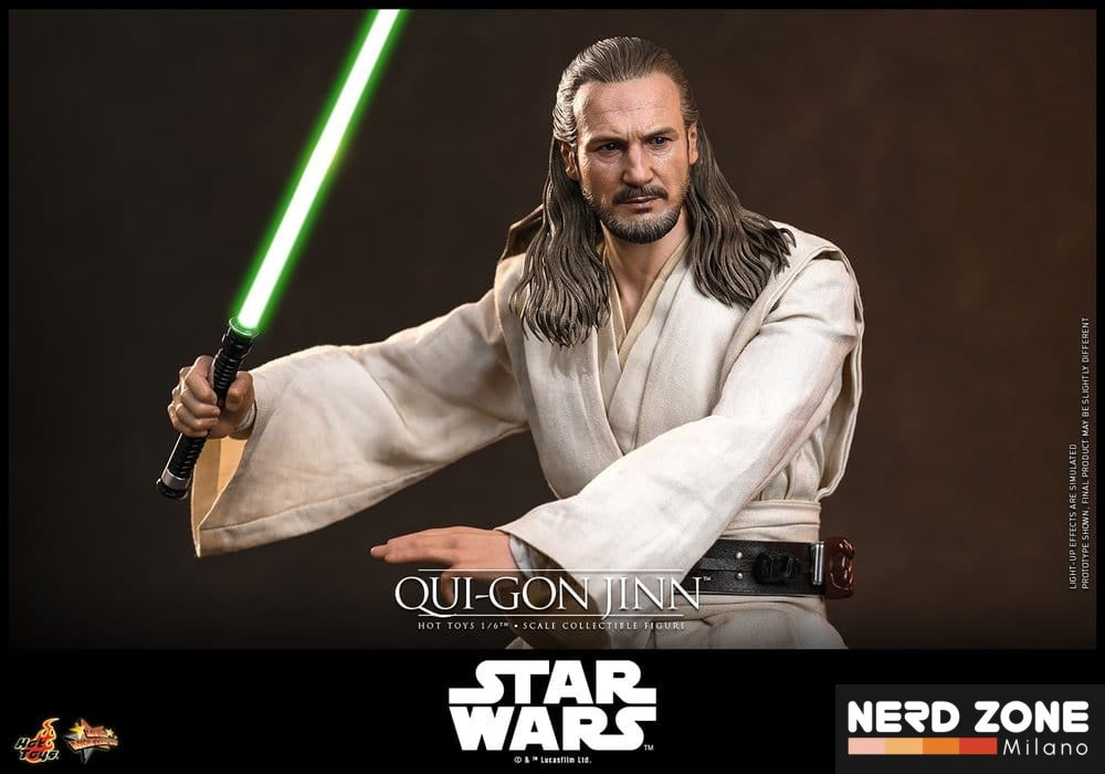 PRE ORDINE - HOT TOYS - Star Wars Movie Masterpiece Action Figure 1/6 Qui-Gon Jinn (Collector Edition) 32 cm