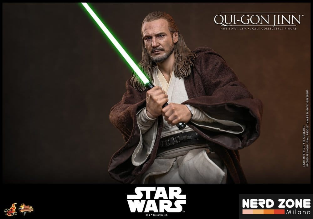 PRE ORDINE - HOT TOYS - Star Wars Movie Masterpiece Action Figure 1/6 Qui-Gon Jinn (Collector Edition) 32 cm