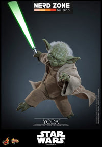 PRE ORDINE - HOT TOYS - Star Wars: Revenge of the Sith Movie Masterpiece Action Figure 1/6 Yoda 14 cm