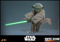 PRE ORDINE - HOT TOYS - Star Wars: Revenge of the Sith Movie Masterpiece Action Figure 1/6 Yoda 14 cm