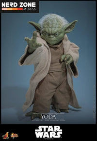 PRE ORDINE - HOT TOYS - Star Wars: Revenge of the Sith Movie Masterpiece Action Figure 1/6 Yoda 14 cm