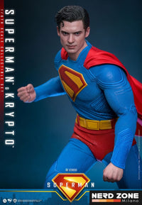 HOT TOYS - Superman (2025) Movie Masterpiece Action Figure 1/6 Superman & Krypto 33 cm