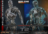 HOT TOYS - Terminator 2: Judgment Day Movie Masterpiece Die-cast Action Figure 1/6 Endoskeleton (Battle Damaged Version) 31 cm MMS840D77