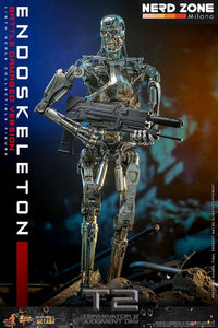 HOT TOYS - Terminator 2: Judgment Day Movie Masterpiece Die-cast Action Figure 1/6 Endoskeleton (Battle Damaged Version) 31 cm MMS840D77