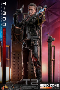 HOT TOYS - Terminator 2 Movie Masterpiece Action Figure 1/6 T-800 Battle Damaged Version 2.0 32 cm DX46