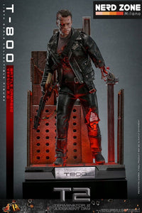 HOT TOYS - Terminator 2 Movie Masterpiece Action Figure 1/6 T-800 Battle Damaged Version 2.0 32 cm DX46
