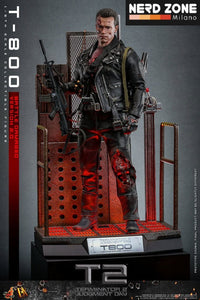 HOT TOYS - Terminator 2 Movie Masterpiece Action Figure 1/6 T-800 Battle Damaged Version 2.0 32 cm DX46