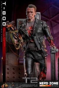 HOT TOYS - Terminator 2 Movie Masterpiece Action Figure 1/6 T-800 Battle Damaged Version 2.0 32 cm DX46