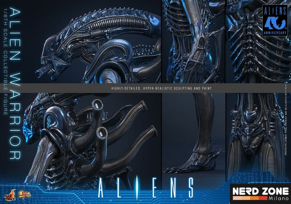 PRE ORDINE - HOT TOYS Alien Movie Masterpiece Action Figure 1/6 Alien Warrior 39 cm