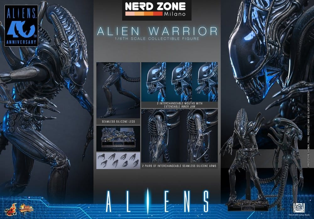 PRE ORDINE - HOT TOYS Alien Movie Masterpiece Action Figure 1/6 Alien Warrior 39 cm
