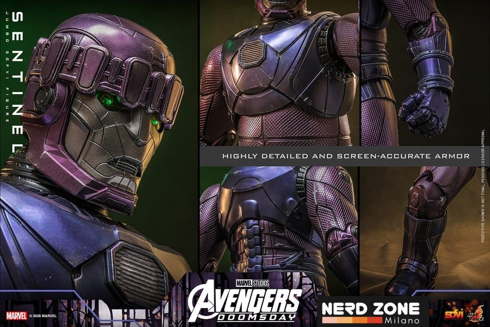 PRE ORDINE - HOT TOYS Avengers: Doomsday Marvel Sofvi Masterpiece Series Action Figure Sentinel 60 cm