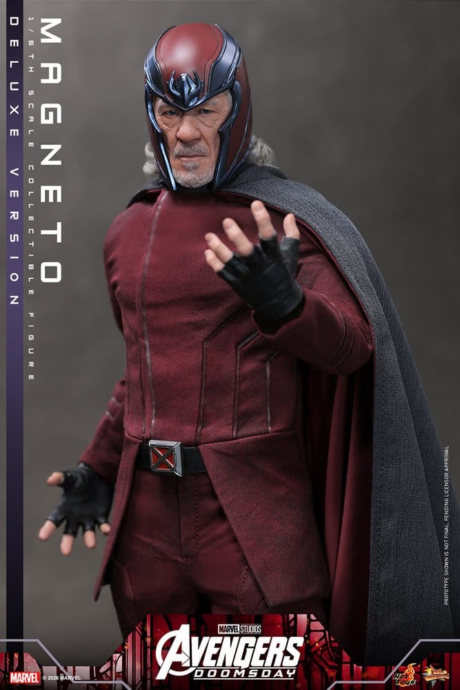 PRE ORDINE HOT TOYS - Avengers: Doomsday Movie Masterpiece Action Figure 1/6 Magneto (Deluxe Version) 30 cm