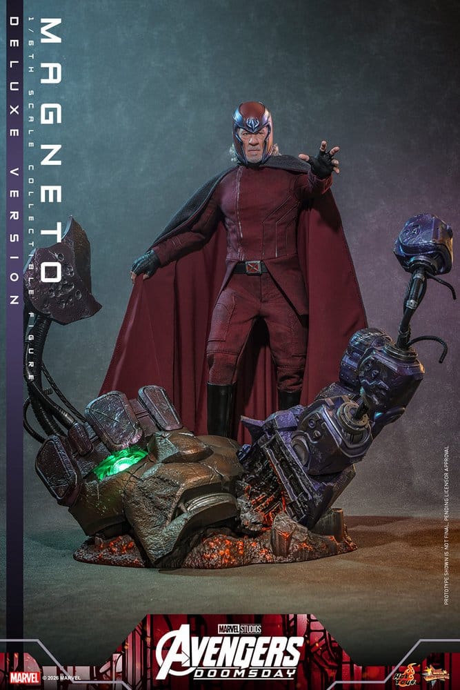 PRE ORDINE HOT TOYS - Avengers: Doomsday Movie Masterpiece Action Figure 1/6 Magneto (Deluxe Version) 30 cm