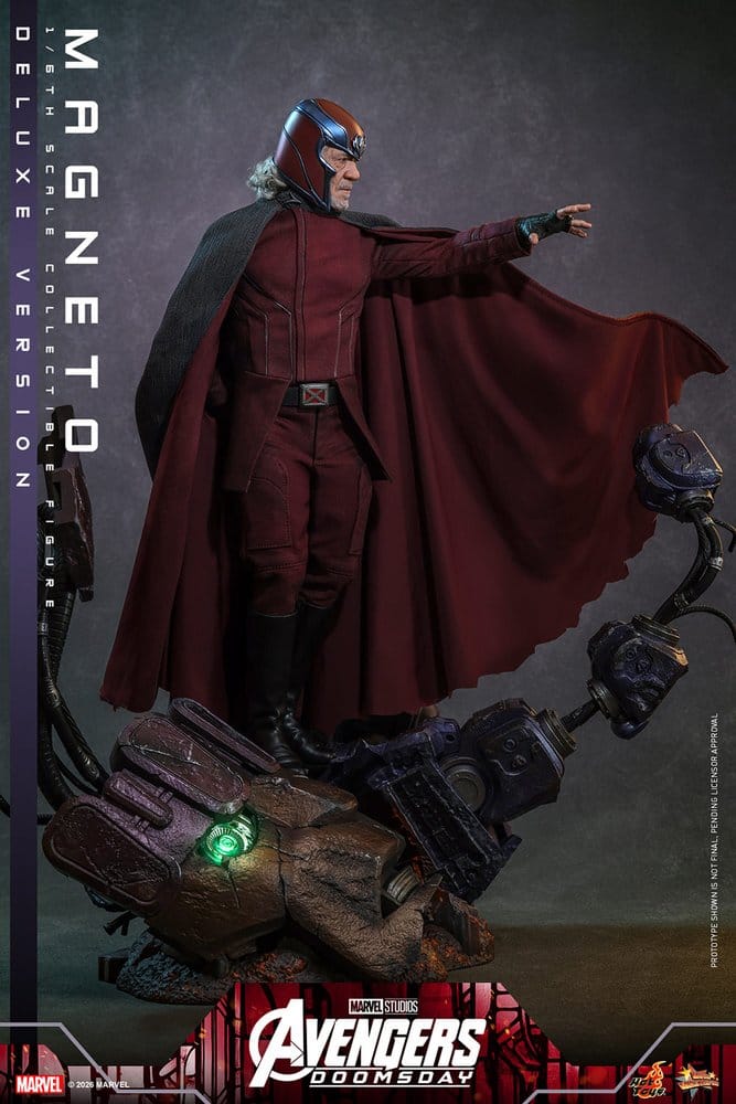 PRE ORDINE HOT TOYS - Avengers: Doomsday Movie Masterpiece Action Figure 1/6 Magneto (Deluxe Version) 30 cm
