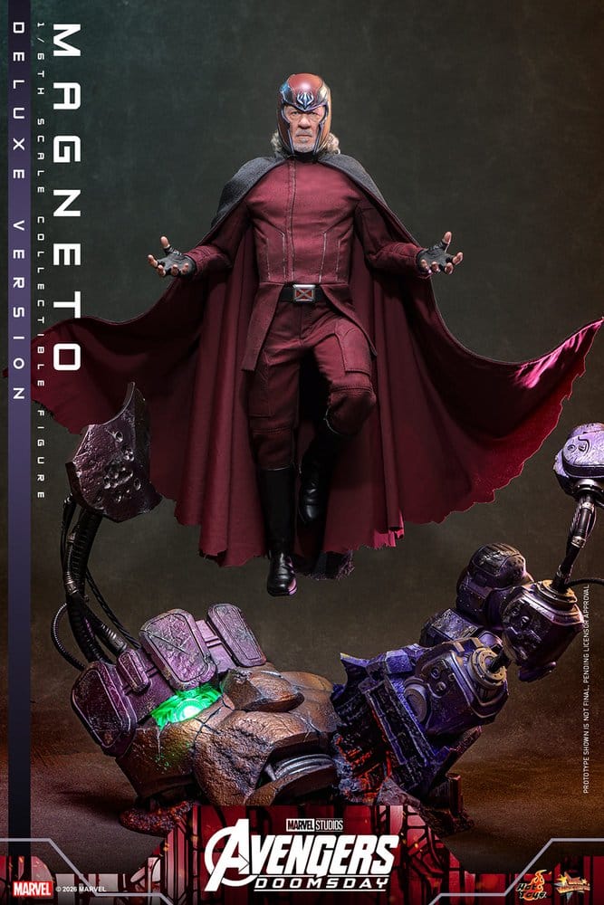 PRE ORDINE HOT TOYS - Avengers: Doomsday Movie Masterpiece Action Figure 1/6 Magneto (Deluxe Version) 30 cm