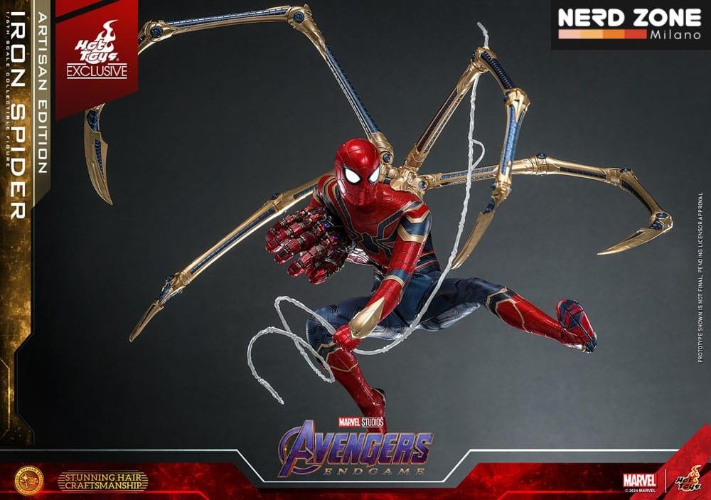 PRE ORDINE HOT TOYS Avengers: Endgame  Action Figure 1/6 Iron Spider Artisan Edition