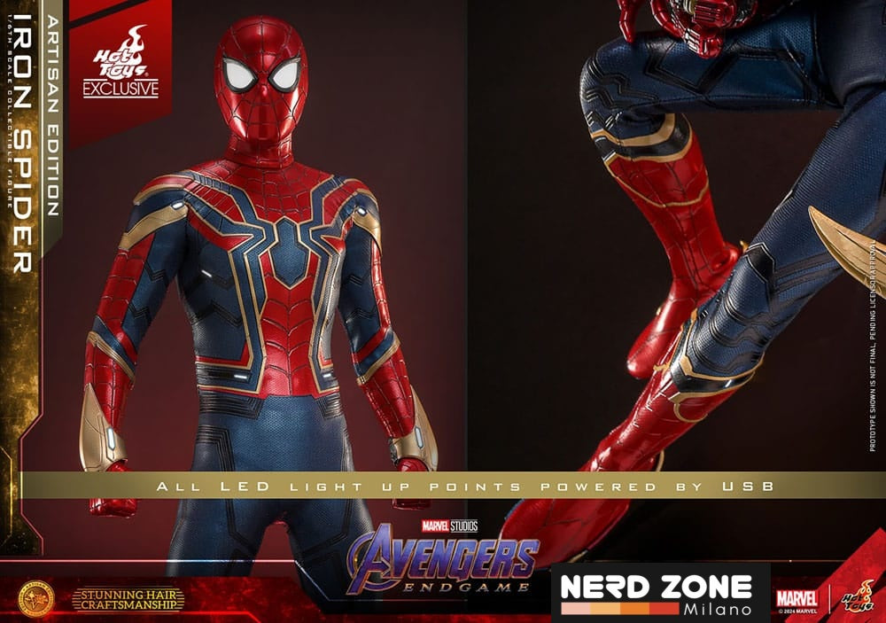 PRE ORDINE HOT TOYS Avengers: Endgame  Action Figure 1/6 Iron Spider Artisan Edition
