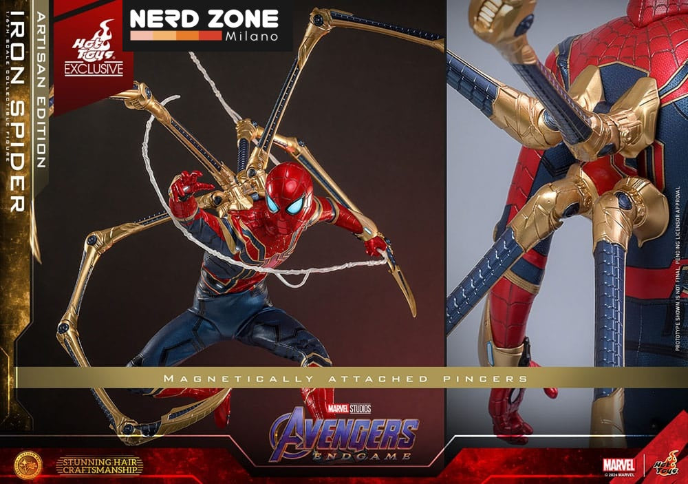 PRE ORDINE HOT TOYS Avengers: Endgame  Action Figure 1/6 Iron Spider Artisan Edition