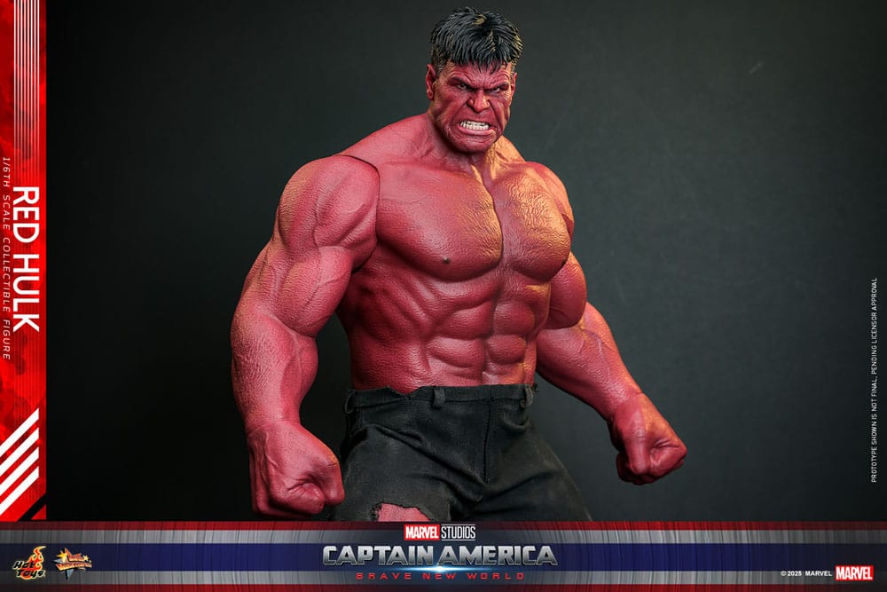 PRE ORDINE - HOT TOYS Captain America: Brave New World Movie Masterpiece Action Figure 1/6 Red Hulk 47 cm