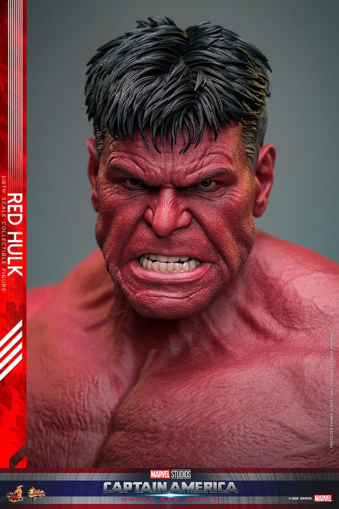 PRE ORDINE - HOT TOYS Captain America: Brave New World Movie Masterpiece Action Figure 1/6 Red Hulk 47 cm
