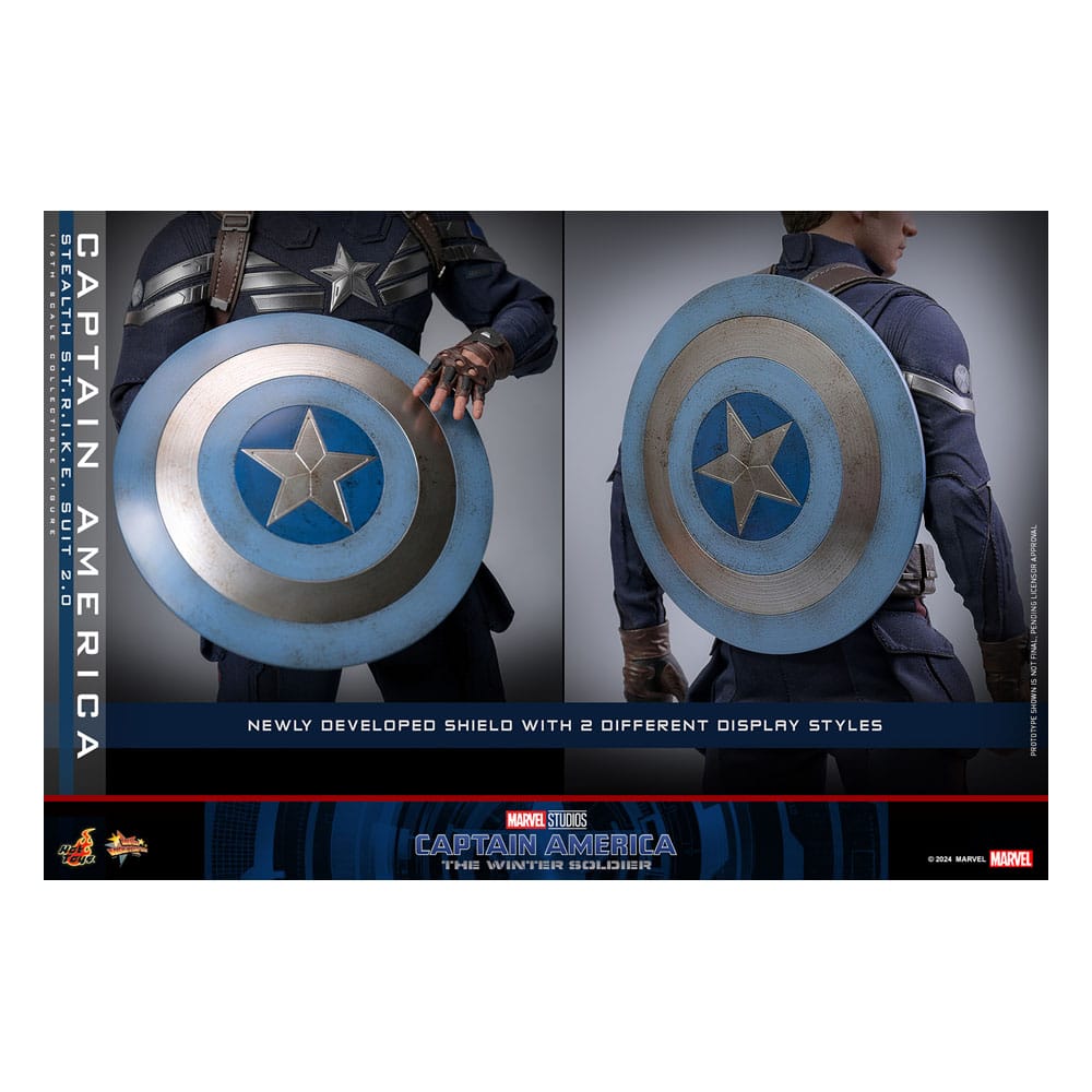 HOT TOYS Captain America: The Winter Soldier Movie Masterpiece Action Figure 1/6 Captain America (Stealth S.T.R.I.K.E. Suit) 2.0 31 cm