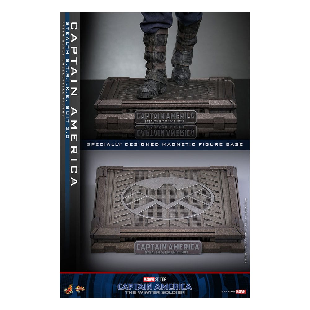 HOT TOYS Captain America: The Winter Soldier Movie Masterpiece Action Figure 1/6 Captain America (Stealth S.T.R.I.K.E. Suit) 2.0 31 cm