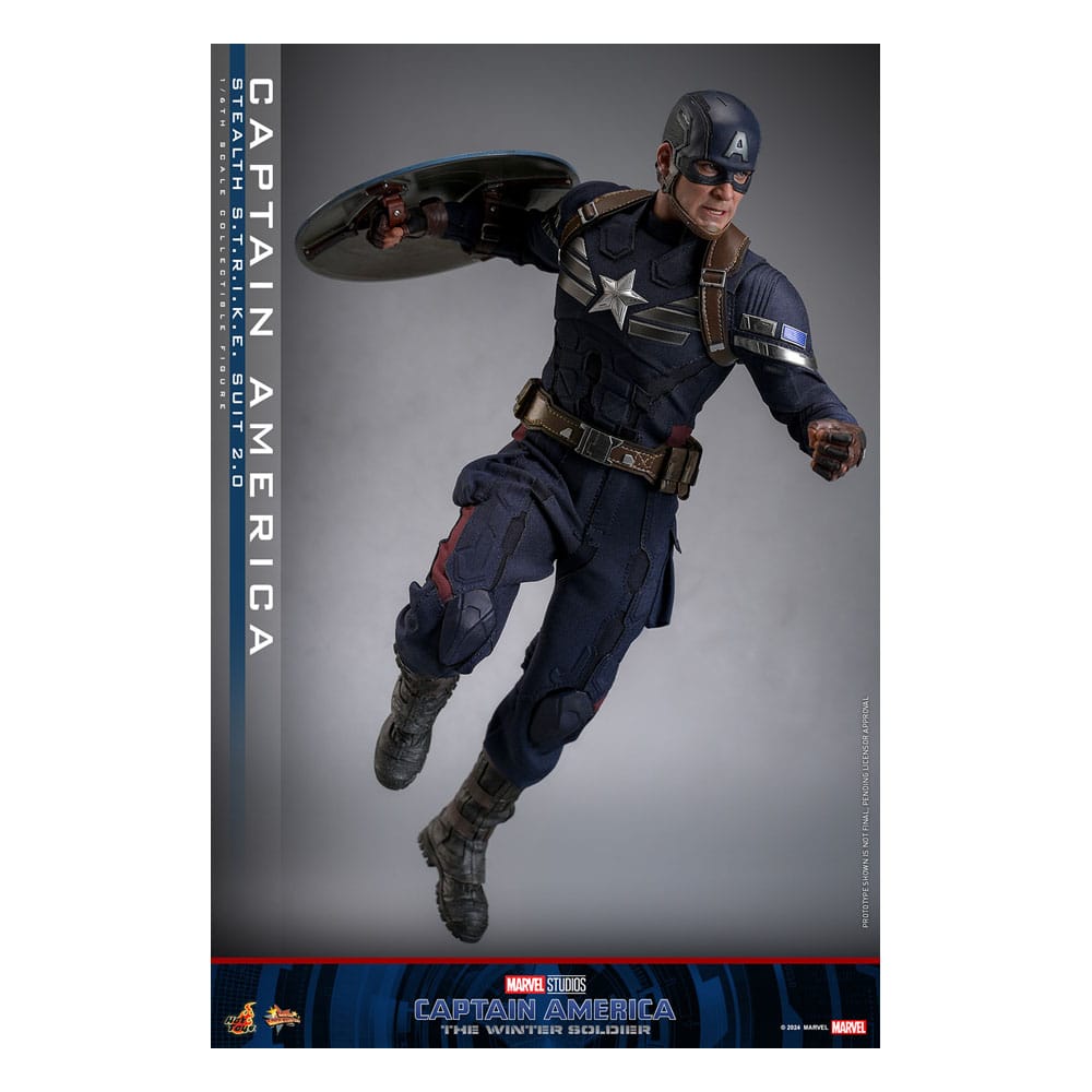 HOT TOYS Captain America: The Winter Soldier Movie Masterpiece Action Figure 1/6 Captain America (Stealth S.T.R.I.K.E. Suit) 2.0 31 cm