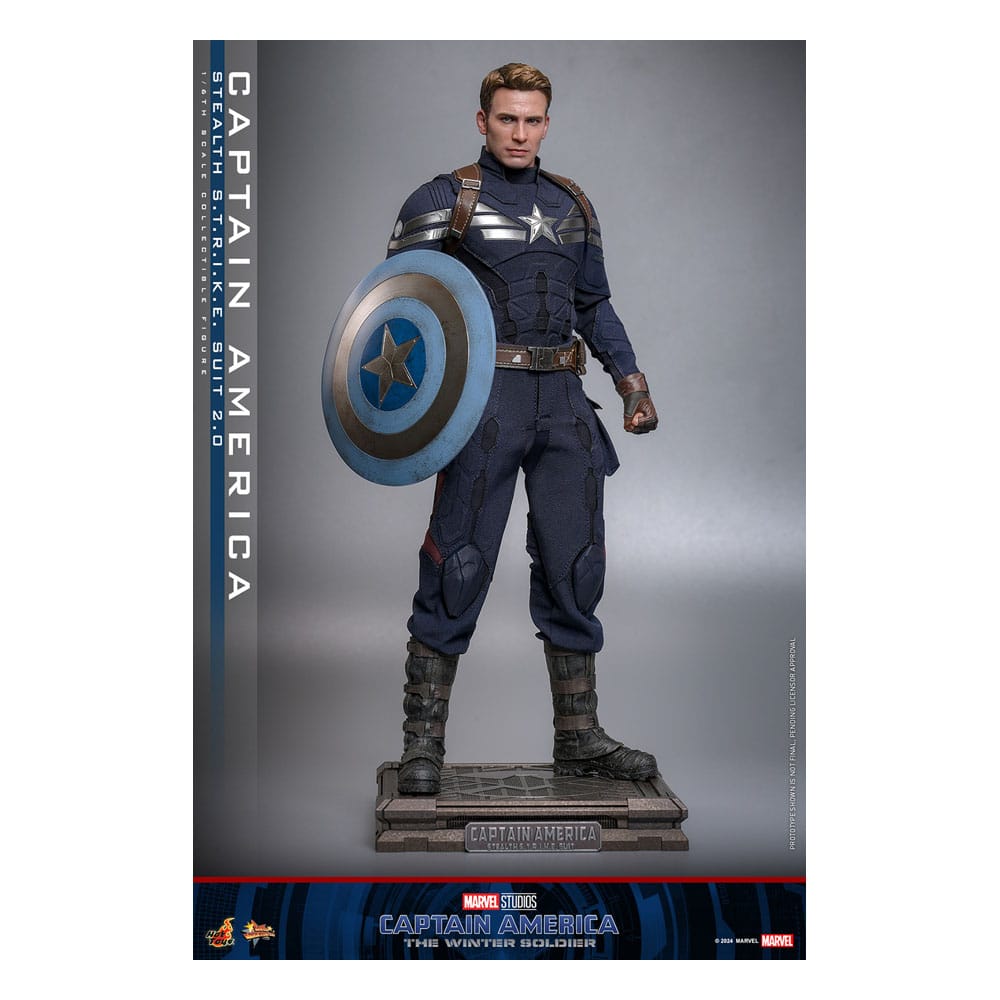 HOT TOYS Captain America: The Winter Soldier Movie Masterpiece Action Figure 1/6 Captain America (Stealth S.T.R.I.K.E. Suit) 2.0 31 cm