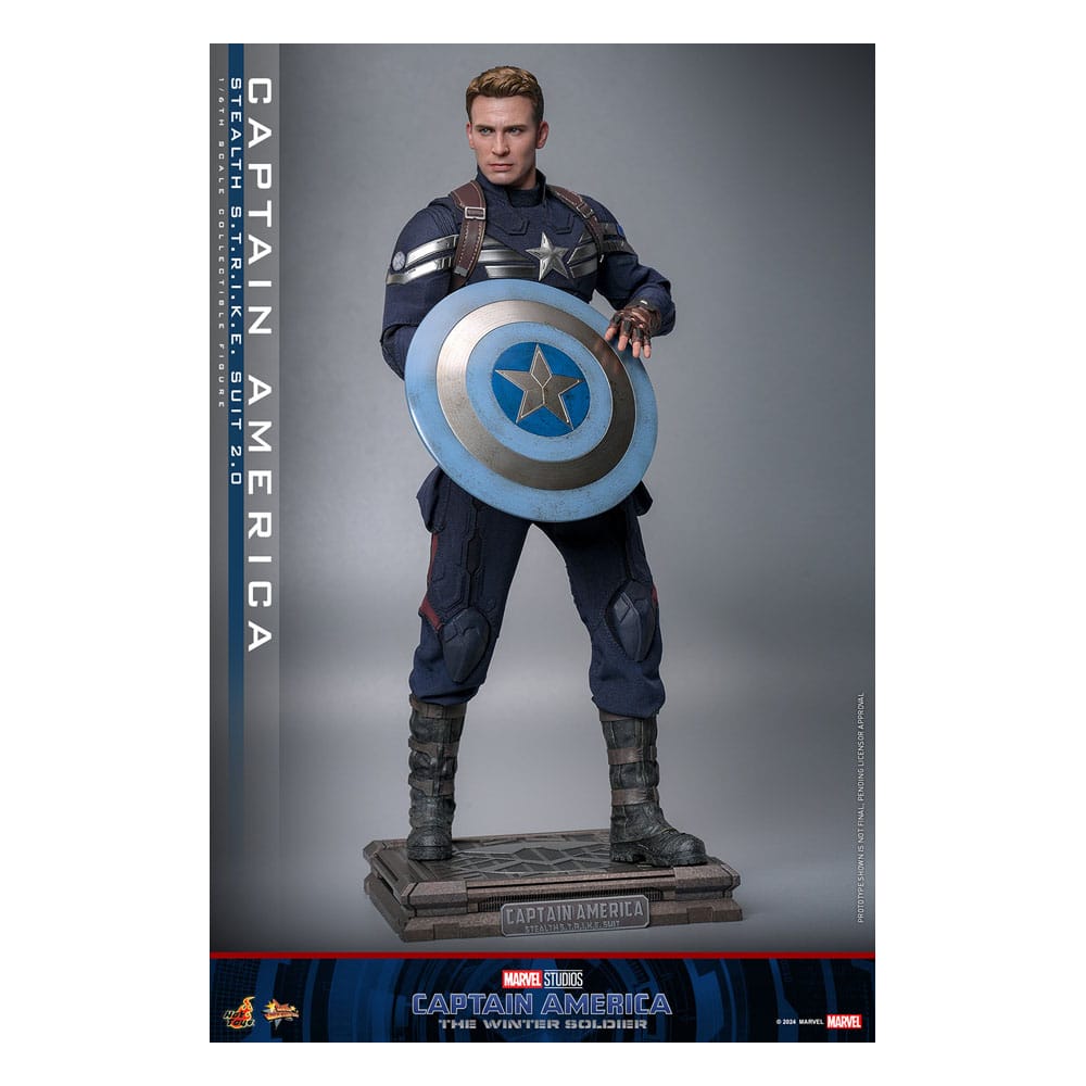 HOT TOYS Captain America: The Winter Soldier Movie Masterpiece Action Figure 1/6 Captain America (Stealth S.T.R.I.K.E. Suit) 2.0 31 cm