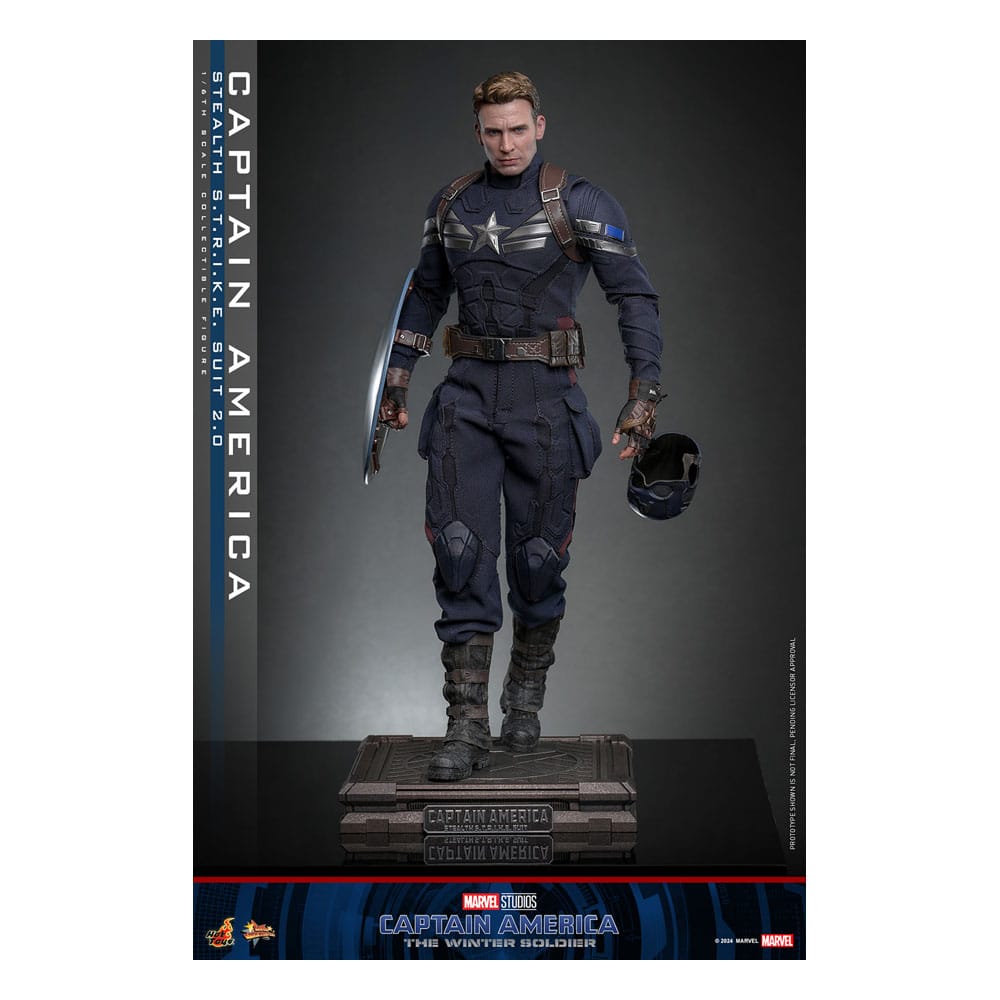 HOT TOYS Captain America: The Winter Soldier Movie Masterpiece Action Figure 1/6 Captain America (Stealth S.T.R.I.K.E. Suit) 2.0 31 cm