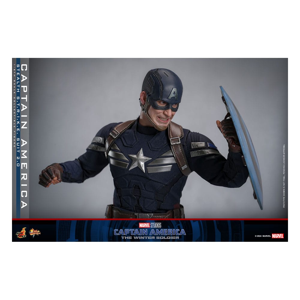 HOT TOYS Captain America: The Winter Soldier Movie Masterpiece Action Figure 1/6 Captain America (Stealth S.T.R.I.K.E. Suit) 2.0 31 cm
