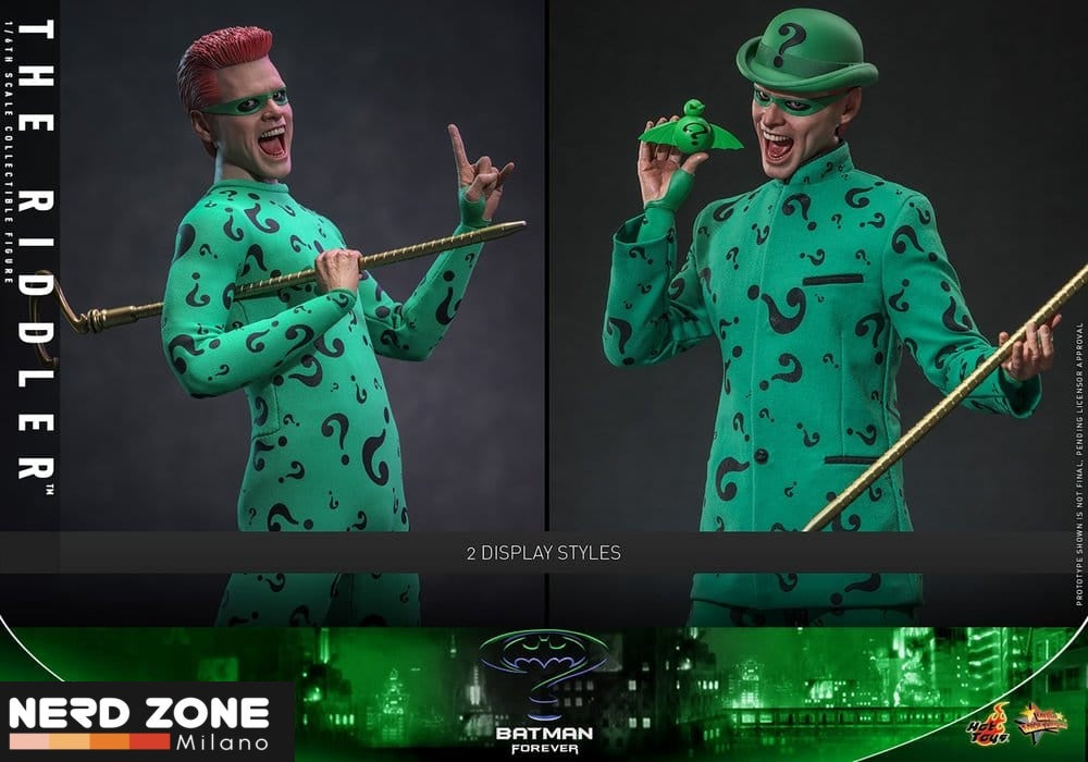 PRE ORDINE - HOT TOYS DC Comics Batman Forever Movie Masterpiece Action Figure 1/6 Riddler 31 cm