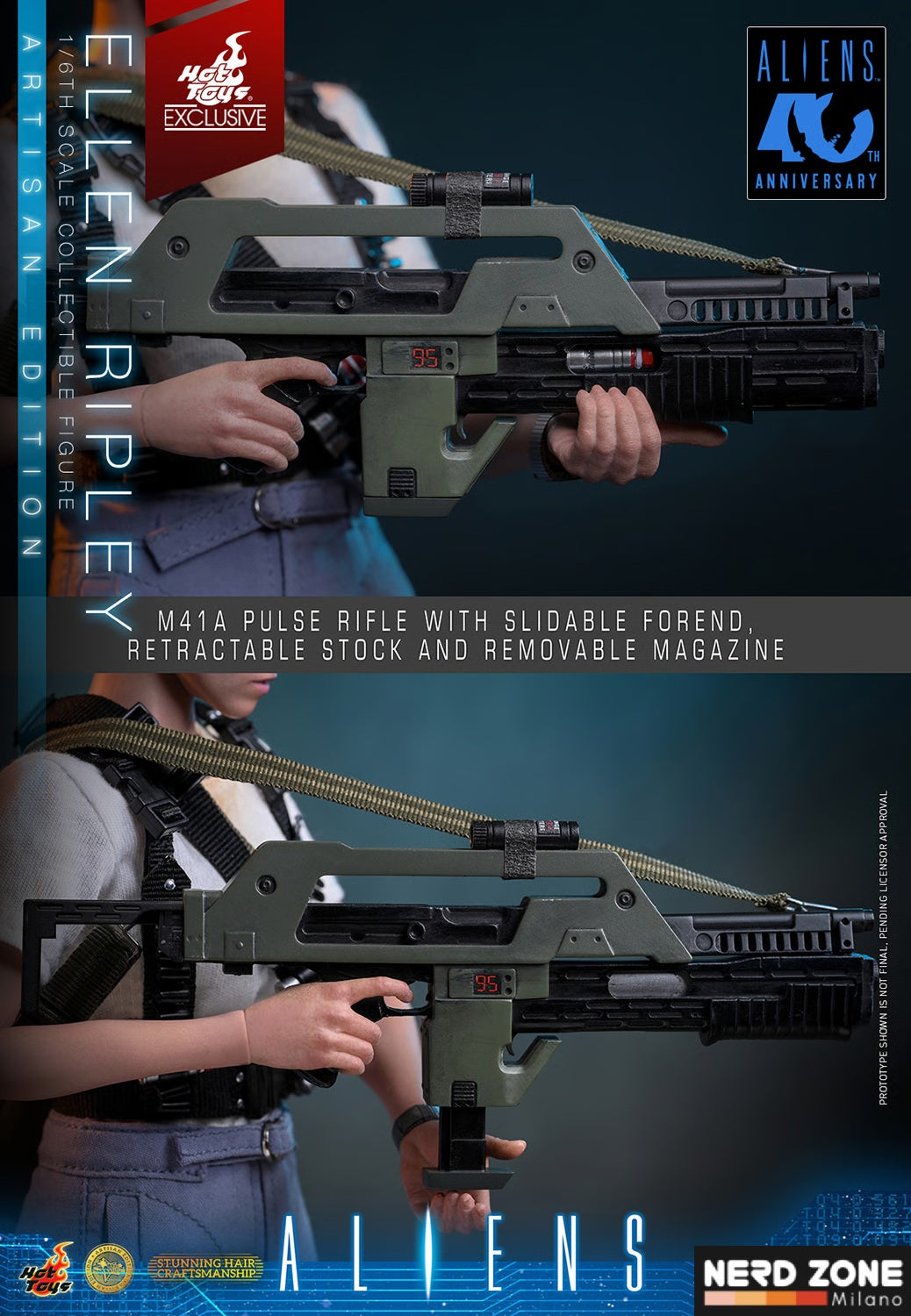 PRE ORDINE HOT TOYS Ellen Ripley (ARTISAN Edition Deluxe Version) MMS896AE