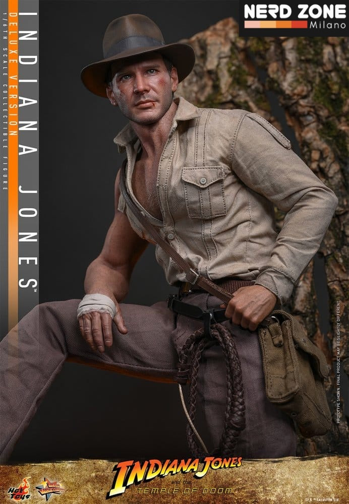 PRE ORDINE - HOT TOYS - Indiana Jones Movie Masterpiece Action Figure 1/6 Indiana Jones (Deluxe Version) 30 cm