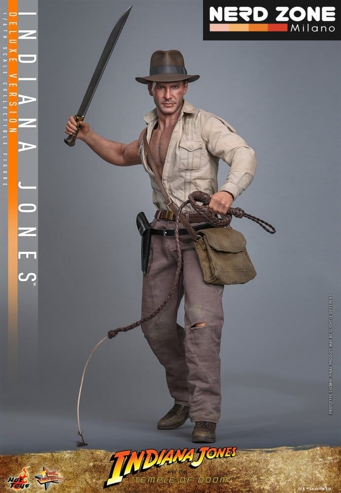 PRE ORDINE - HOT TOYS - Indiana Jones Movie Masterpiece Action Figure 1/6 Indiana Jones (Deluxe Version) 30 cm