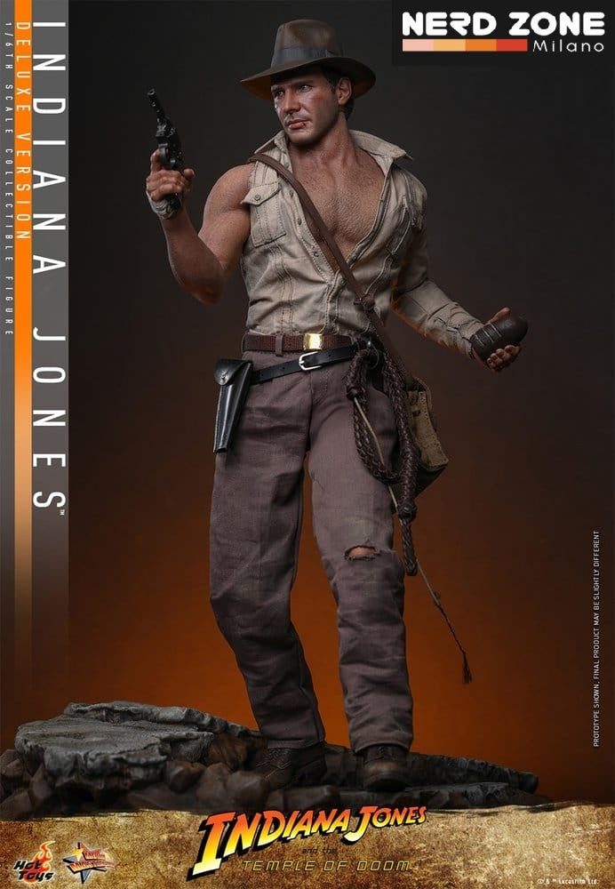 PRE ORDINE - HOT TOYS - Indiana Jones Movie Masterpiece Action Figure 1/6 Indiana Jones (Deluxe Version) 30 cm