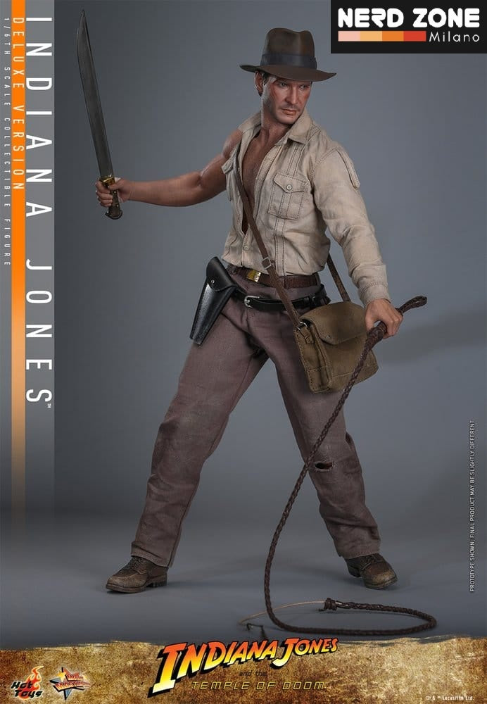 PRE ORDINE - HOT TOYS - Indiana Jones Movie Masterpiece Action Figure 1/6 Indiana Jones (Deluxe Version) 30 cm