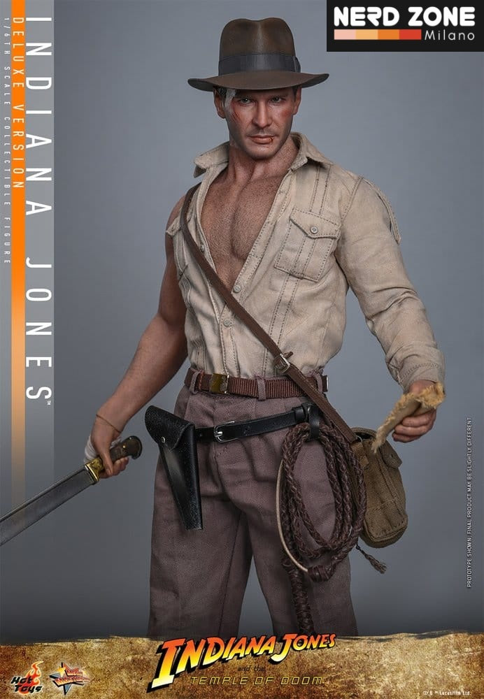PRE ORDINE - HOT TOYS - Indiana Jones Movie Masterpiece Action Figure 1/6 Indiana Jones (Deluxe Version) 30 cm
