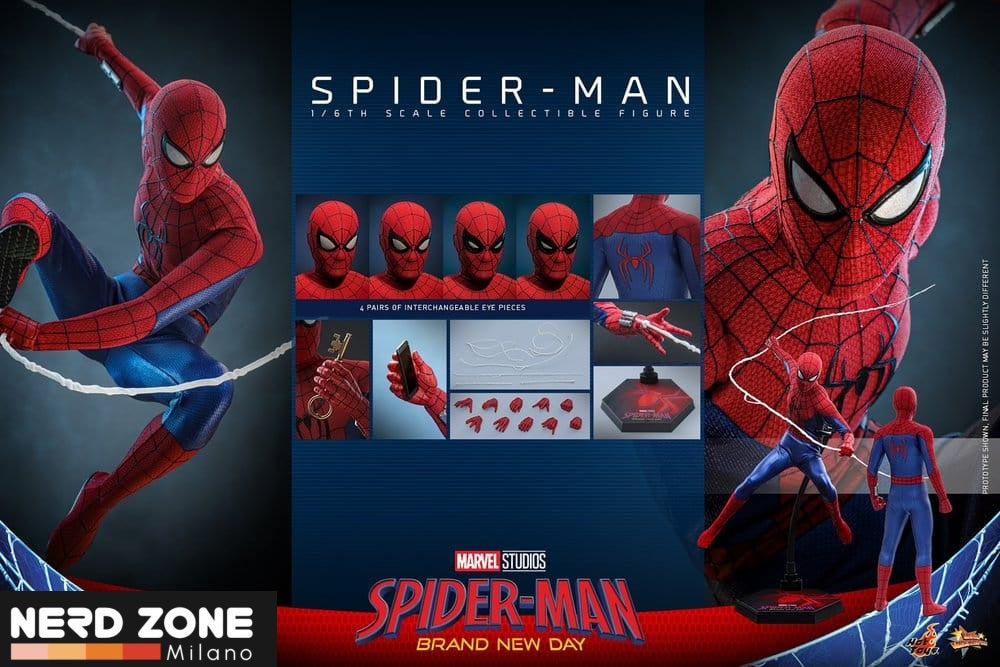 PRE ORDINE - HOT TOYS Marvel Spider-Man: Brand New Day Action Figure 1/6 Spider-Man 29 cm