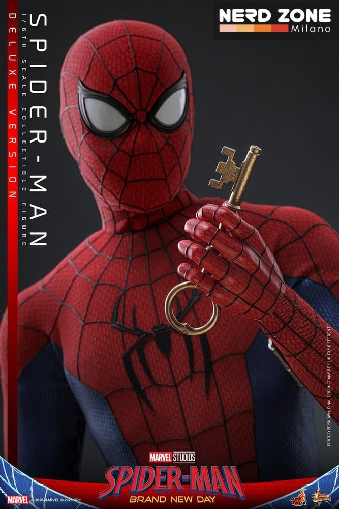 PRE ORDINE - HOT TOYS Marvel Spider-Man: Brand New Day Action Figure 1/6 Spider-Man (Deluxe Version) 29 cm