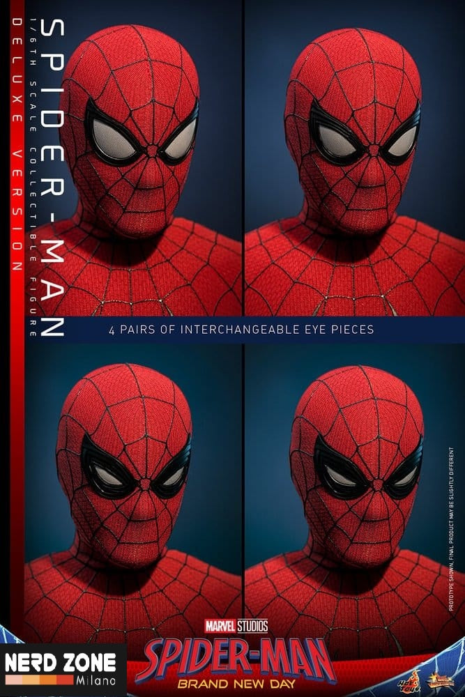 PRE ORDINE - HOT TOYS Marvel Spider-Man: Brand New Day Action Figure 1/6 Spider-Man (Deluxe Version) 29 cm
