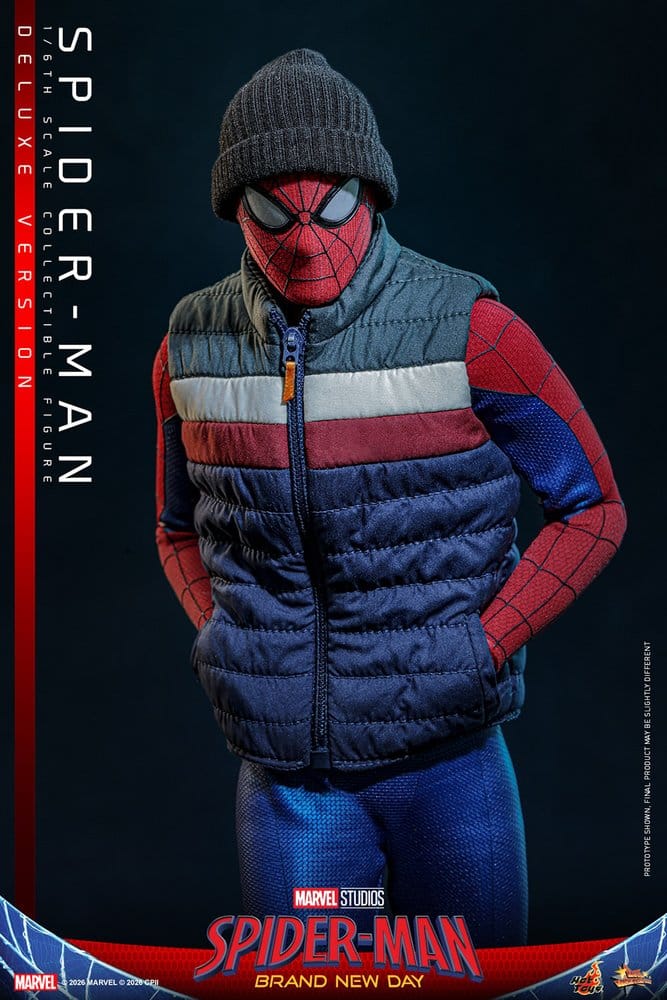PRE ORDINE - HOT TOYS Marvel Spider-Man: Brand New Day Action Figure 1/6 Spider-Man (Deluxe Version) 29 cm