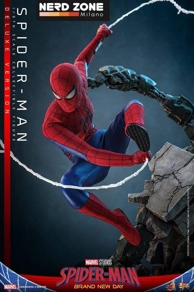 PRE ORDINE - HOT TOYS Marvel Spider-Man: Brand New Day Action Figure 1/6 Spider-Man (Deluxe Version) 29 cm