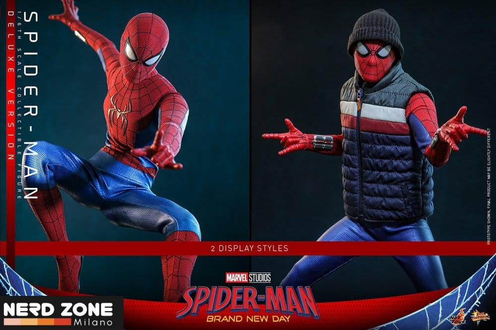 PRE ORDINE - HOT TOYS Marvel Spider-Man: Brand New Day Action Figure 1/6 Spider-Man (Deluxe Version) 29 cm