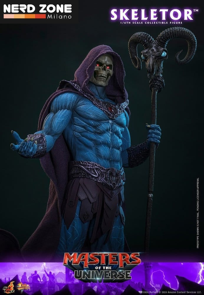 PRE ORDINE - HOT TOYS Masters of the Universe Movie Masterpiece Action Figure 1/6 Skeletor 31 cm